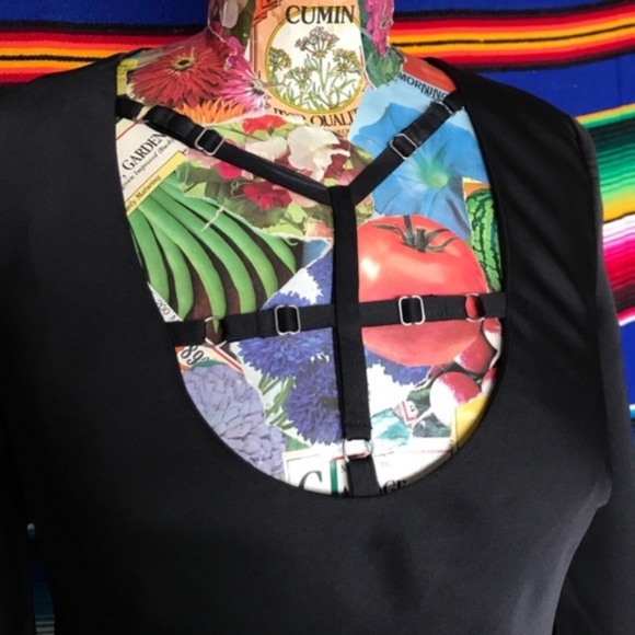 Nasty Gal Caged Dress Biased Cut T Strap Open Stra - Picture 2 of 7